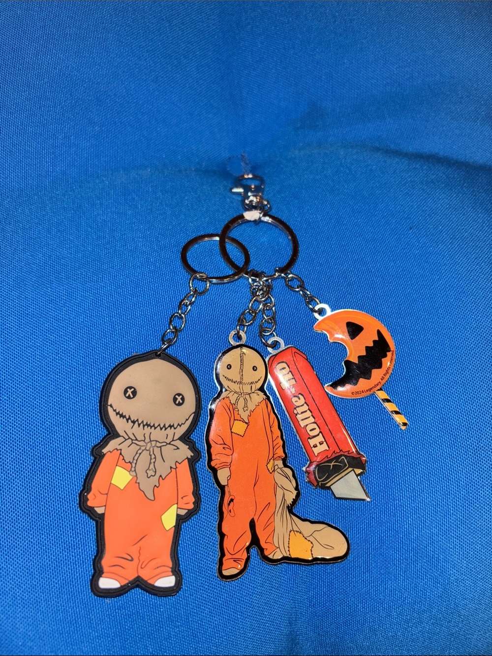 Trick Or Treat Sam Chocolate Car Keychain Four included NWOTS Halloween Theme